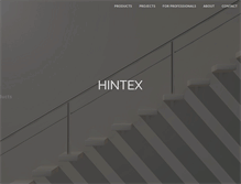 Tablet Screenshot of hintex.com